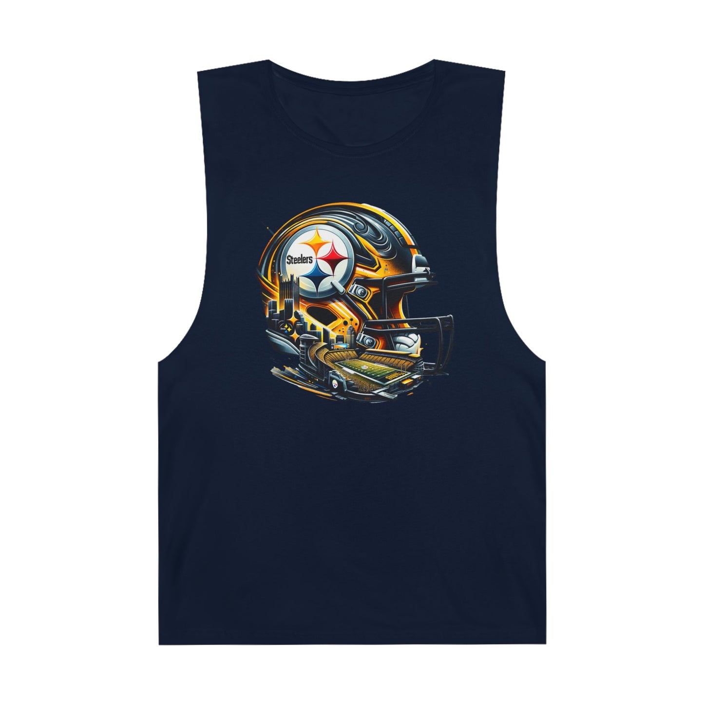 Football Unisex Sports Tank Top with Helmet Design, Casual Gym Wear, Game Day Outfit, Fitness Apparel, Athletic Gift
