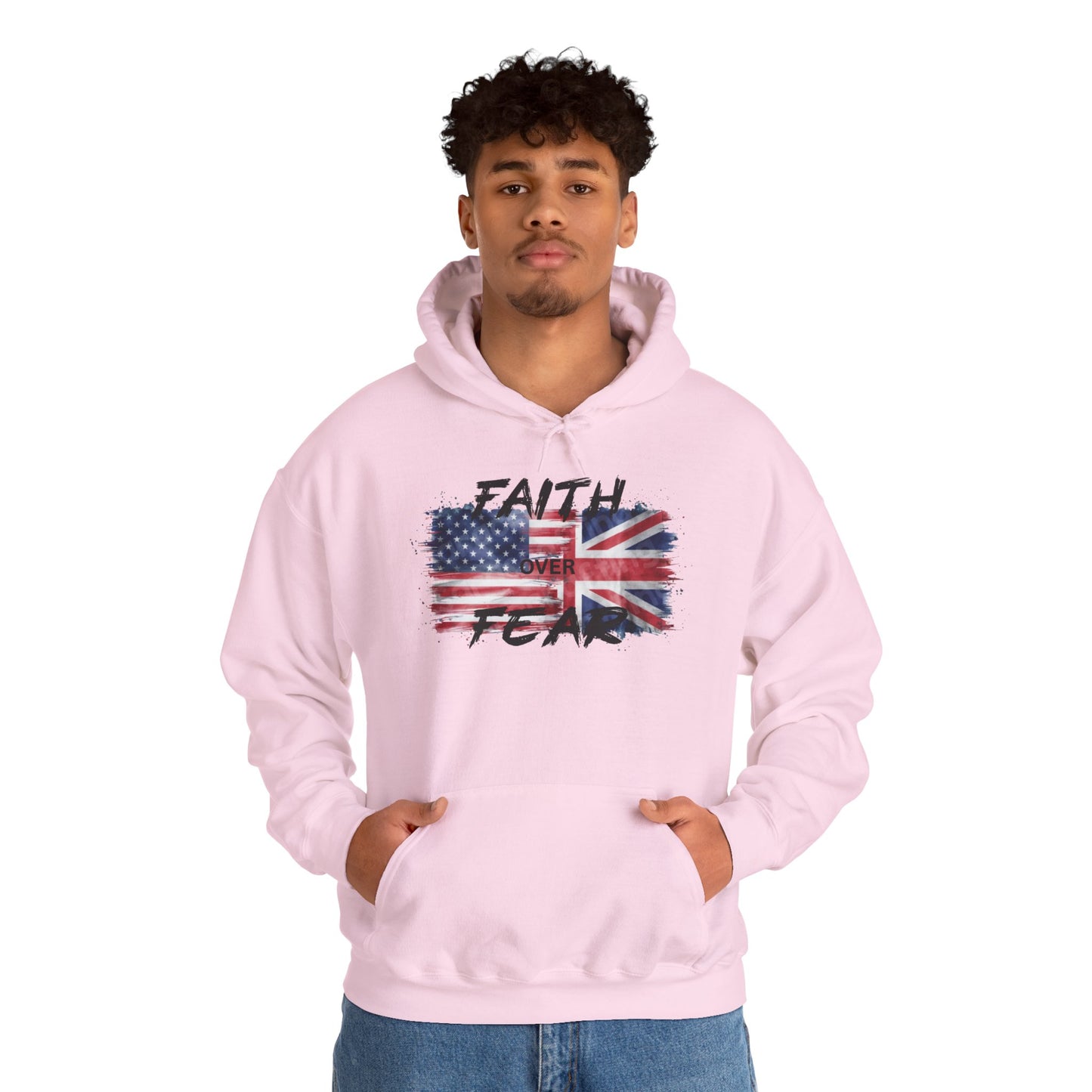 Faith over Fear USA UK Unisex Hoodie