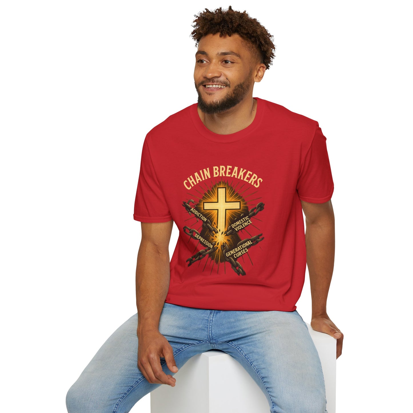 Chain Breakers T-Shirt - Breaking Chains of Addiction and Domestic Violence