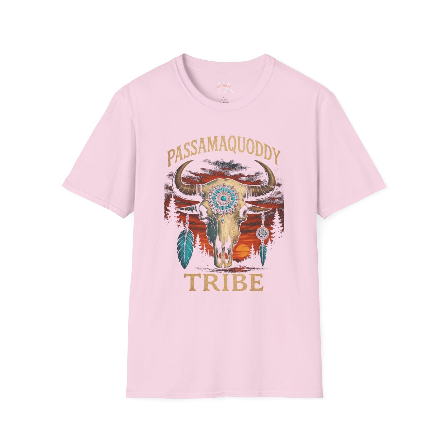 Tribal Graphic T-Shirt - Passamaquoddy Tribe Design3, Gift for Adventurers