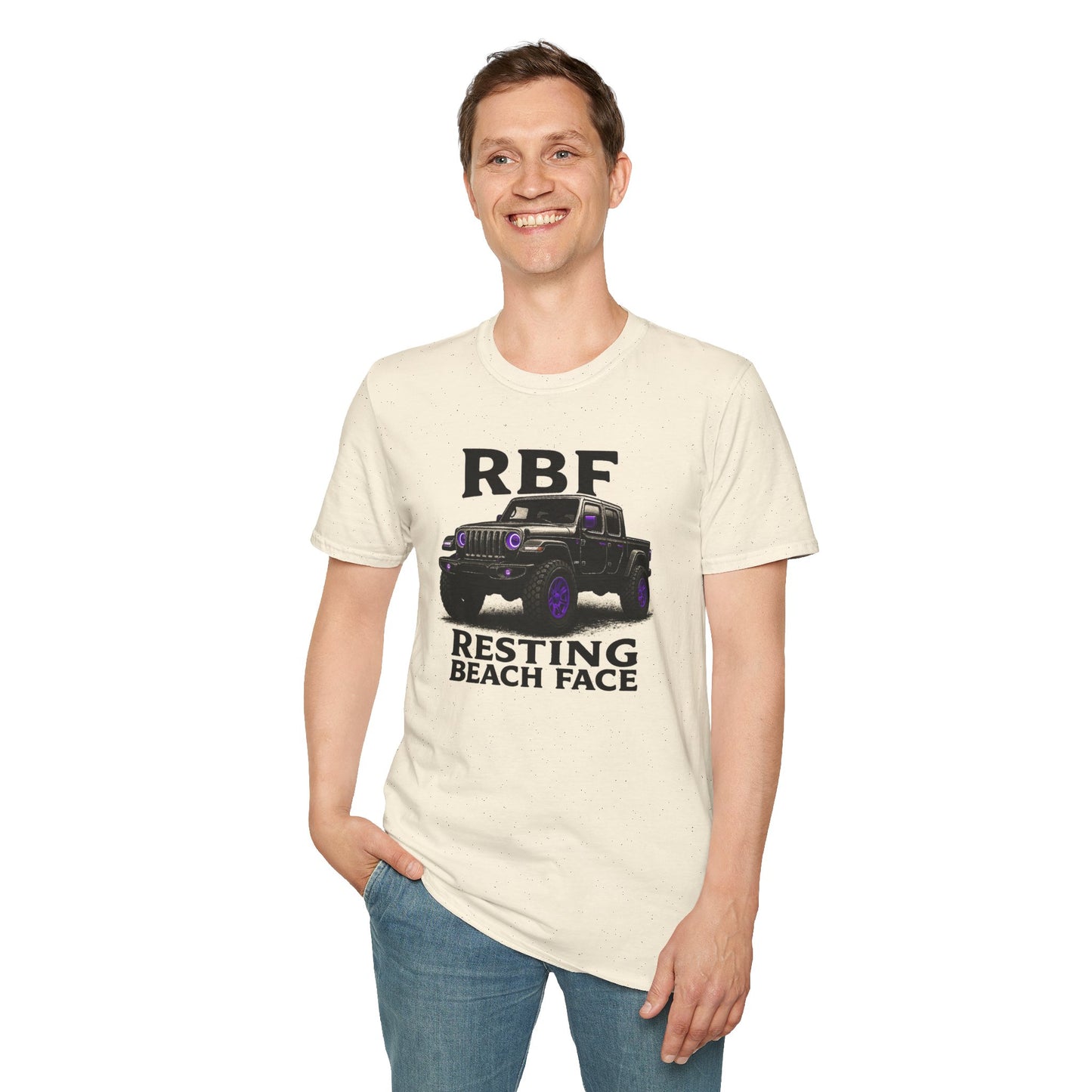 Resting Beach Face T-Shirt | Unisex Tee for Beach Lovers