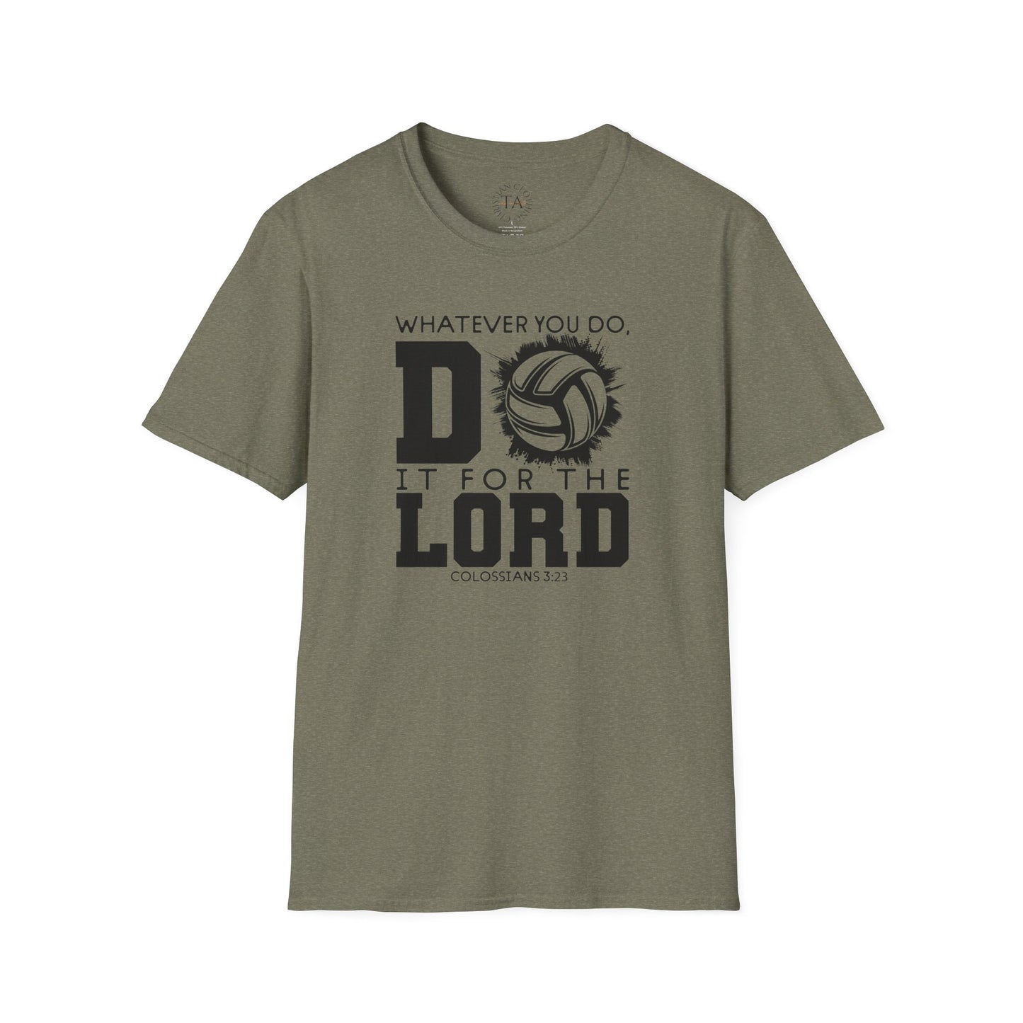 Volleyball Christian Unisex T-Shirt - Do it for the Lord