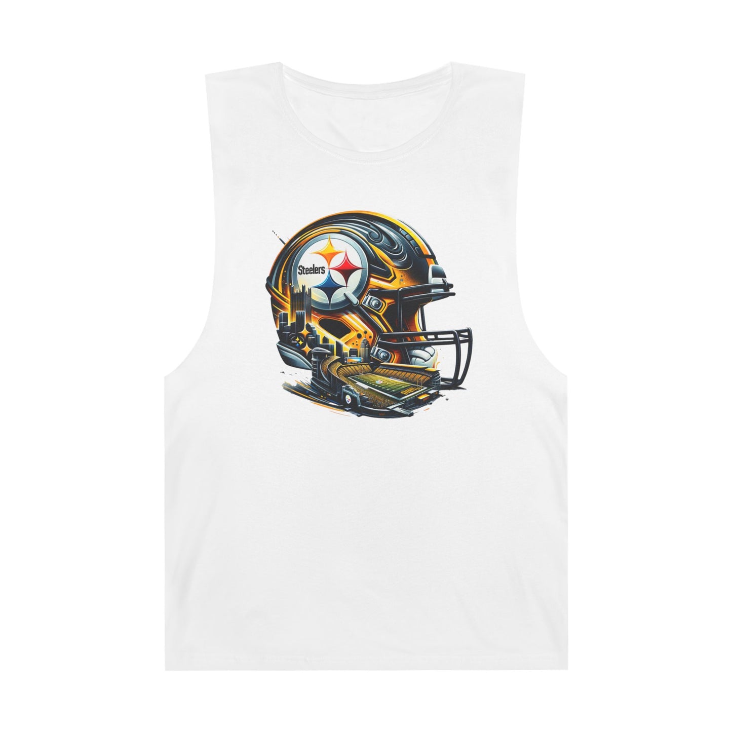 Football Unisex Sports Tank Top with Helmet Design, Casual Gym Wear, Game Day Outfit, Fitness Apparel, Athletic Gift