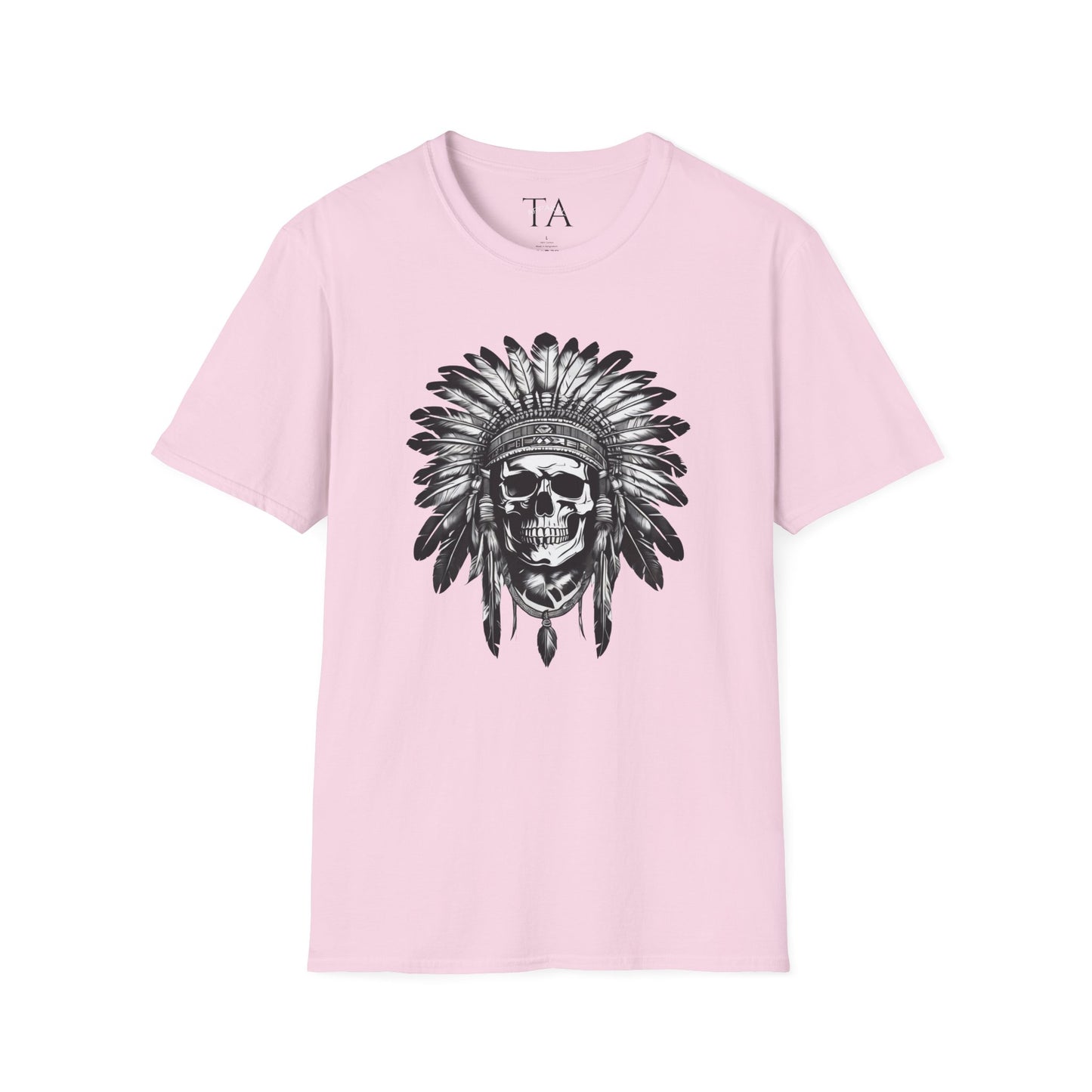 Native American Skull Graphic Unisex T-Shirt