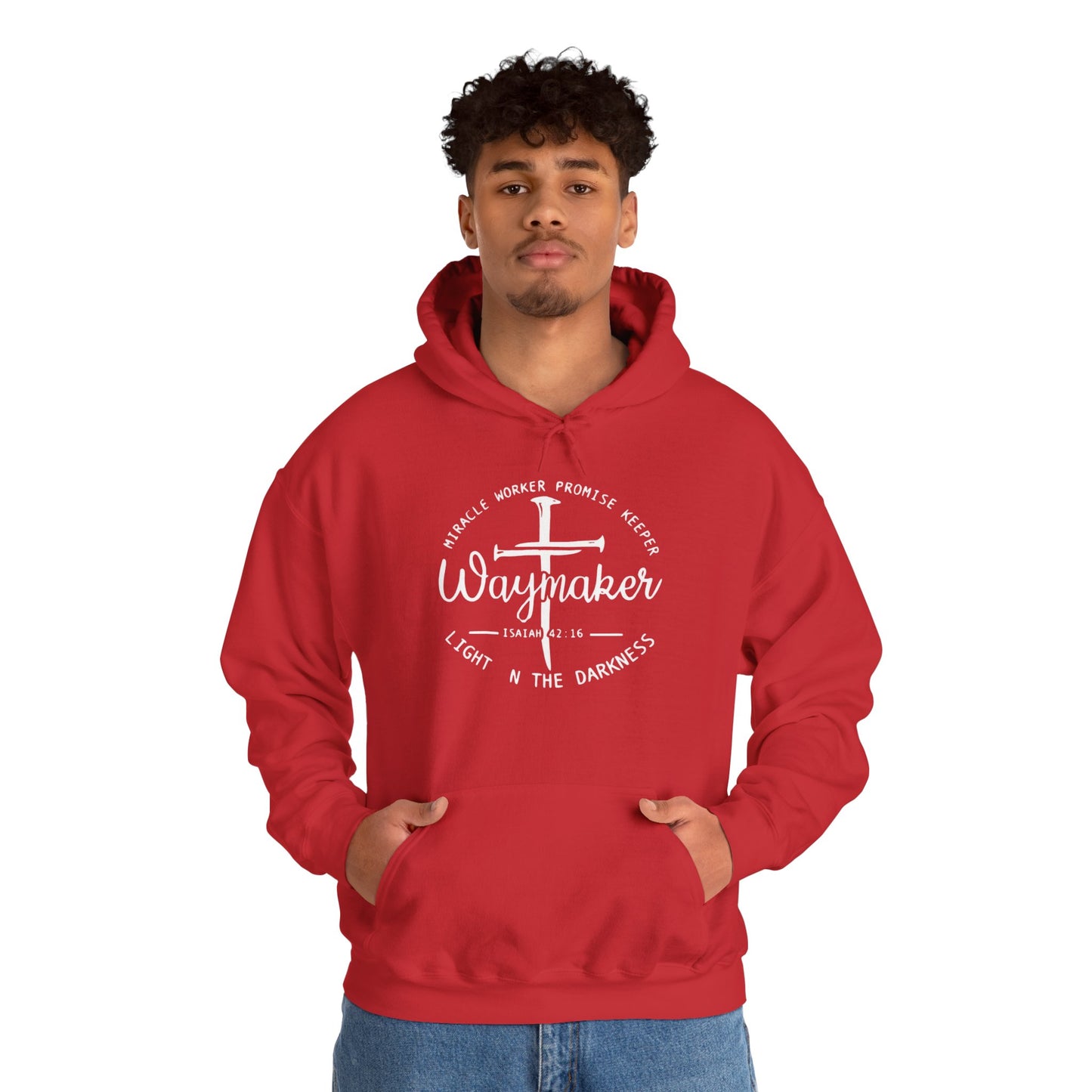 Faith Inspired Waymaker Hoodie - Cozy Sweatshirt for Faith Lovers and Celebrations
