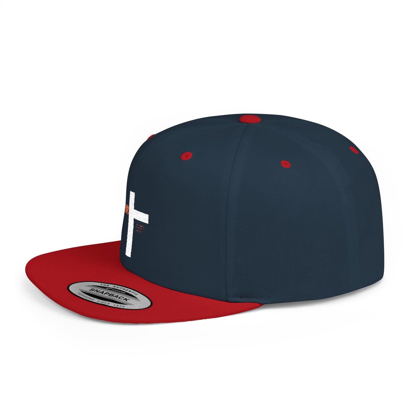 Snapback Hat with salvation cross