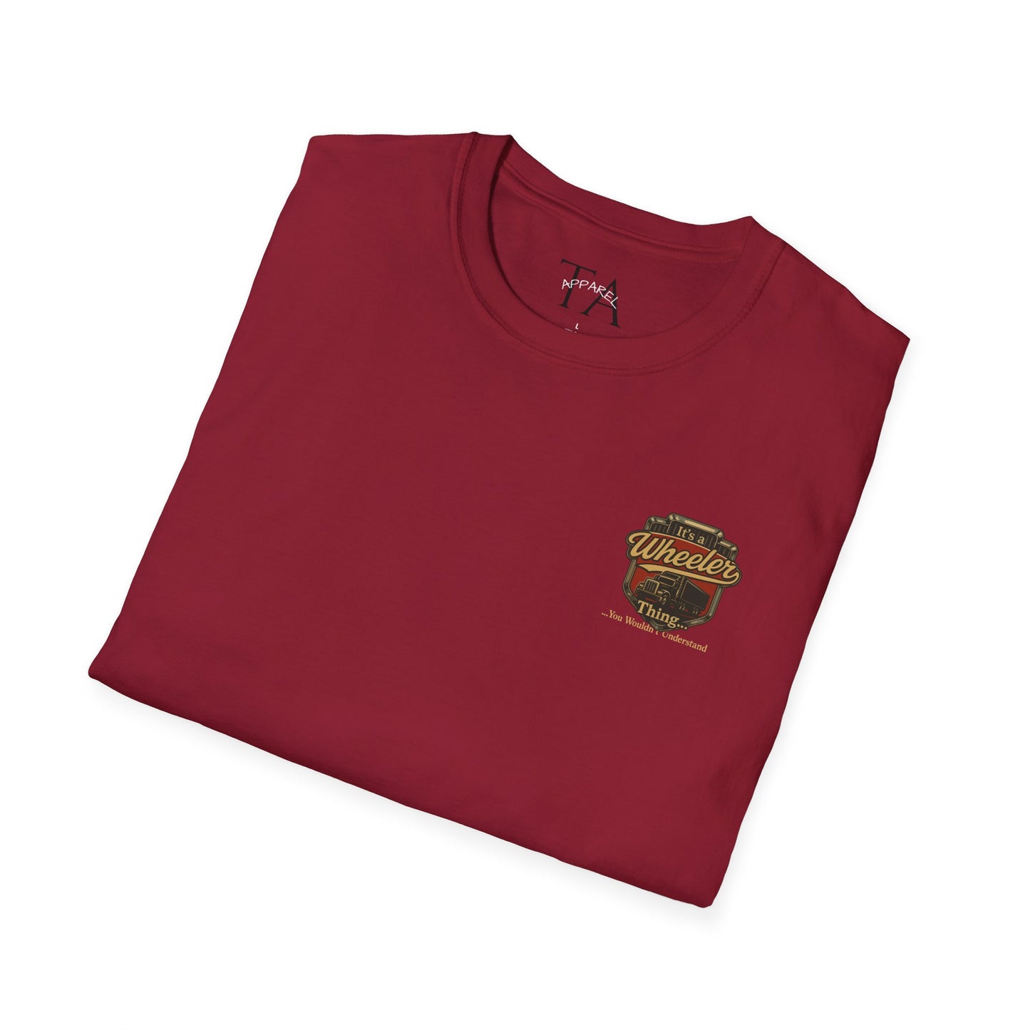 "It's a Wheeler Thing" Unisex Softstyle T-Shirt, Ideal for Truck Lovers, Gifts for Drivers, Casual Wear, Perfect for Birthdays, Father's Day