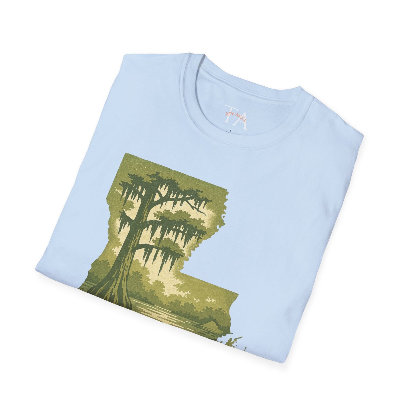 Louisiana Nature T-Shirt, Gift for Nature Lovers, Unisex Tee, Travel Souvenir, Outdoor Enthusiast Apparel, Urban Jungle Style