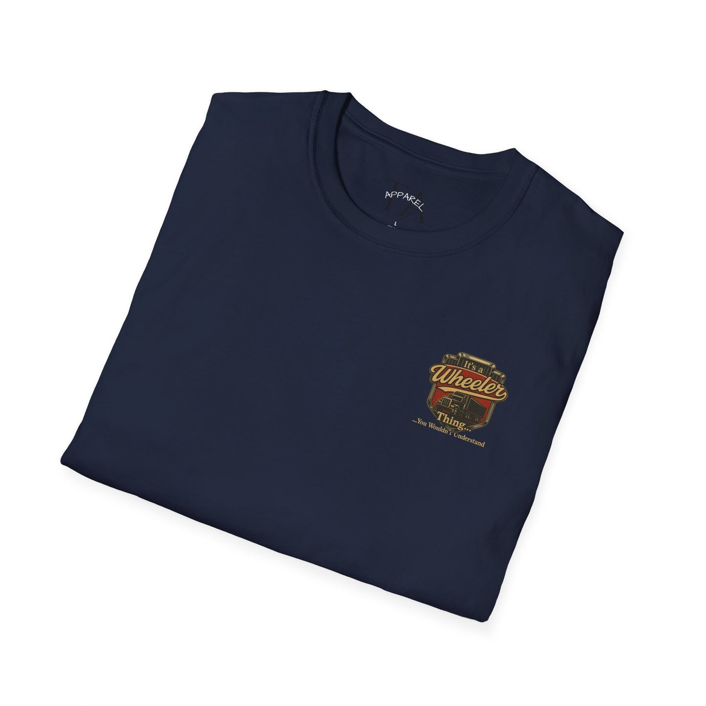 "It's a Wheeler Thing" Unisex Softstyle T-Shirt, Ideal for Truck Lovers, Gifts for Drivers, Casual Wear, Perfect for Birthdays, Father's Day