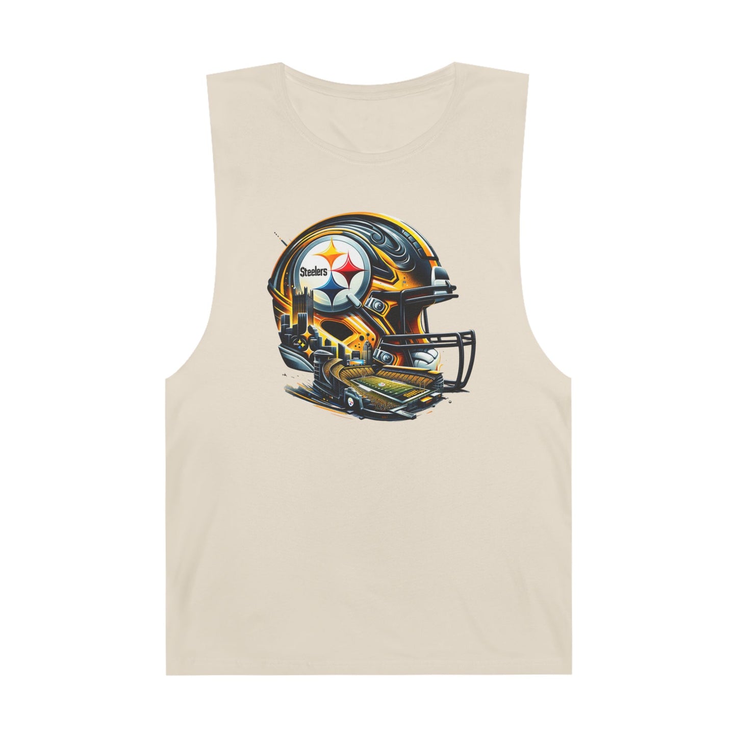 Football Unisex Sports Tank Top with Helmet Design, Casual Gym Wear, Game Day Outfit, Fitness Apparel, Athletic Gift