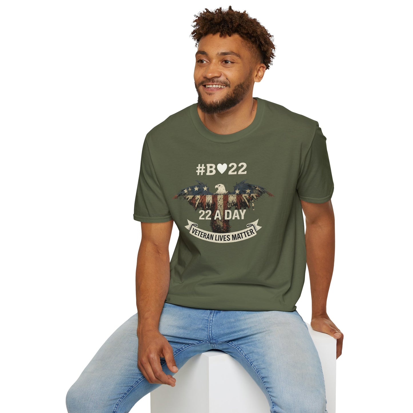 #B🤍22 Veteran Lives Matter T-Shirt