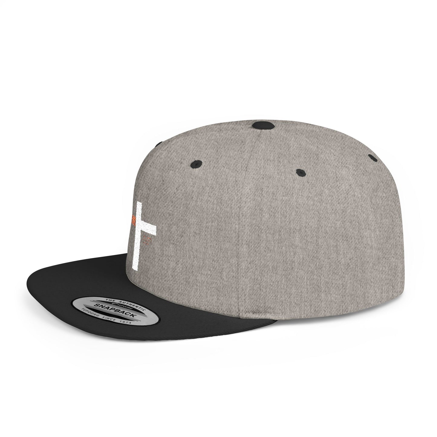 Snapback Hat with salvation cross