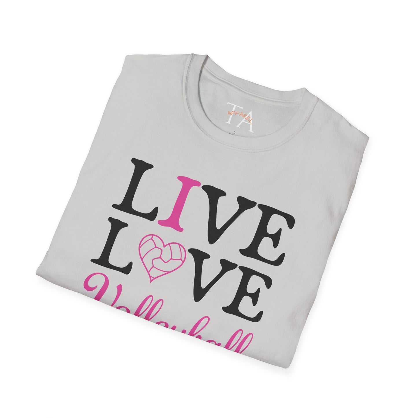 Volleyball T-Shirt - I love Volleyball design