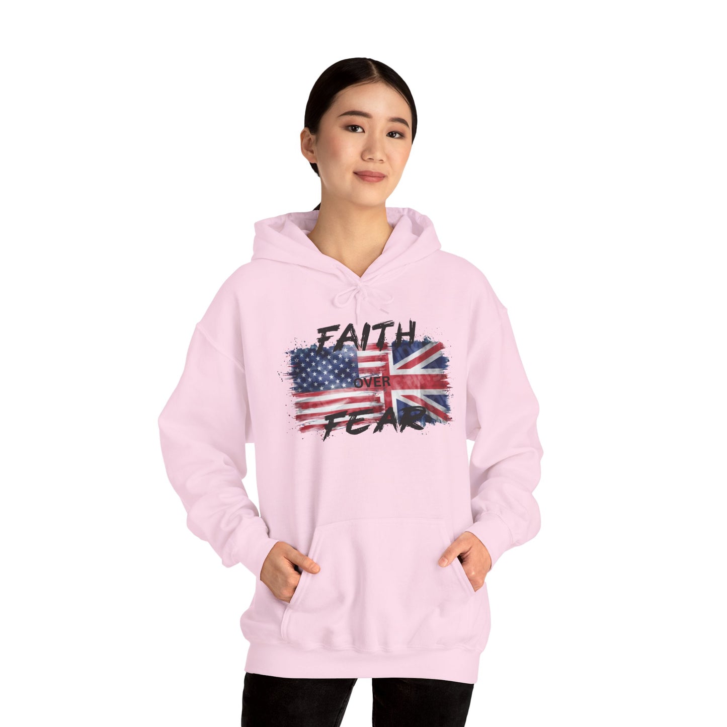 Faith over Fear USA UK Unisex Hoodie
