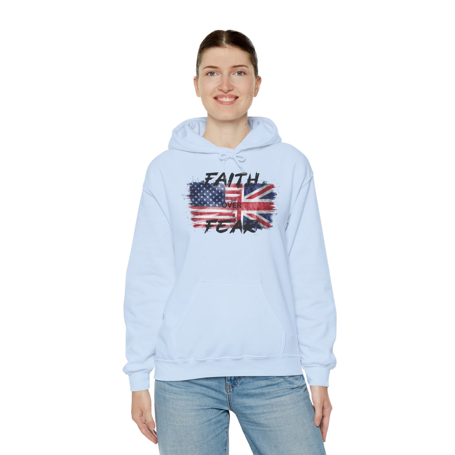 Faith over Fear USA UK Unisex Hoodie