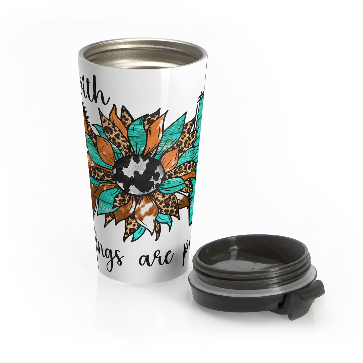 Travel Mug with Inspirational Designs