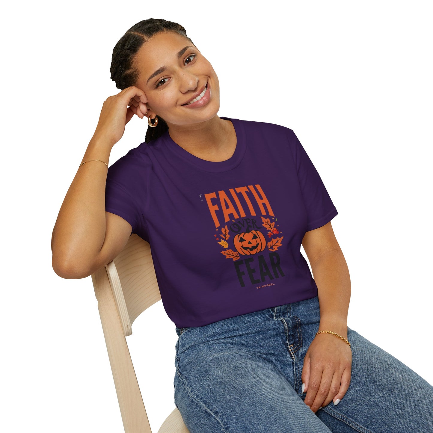 Faith Inspired Halloween T-Shirt "Faith Over Fear"