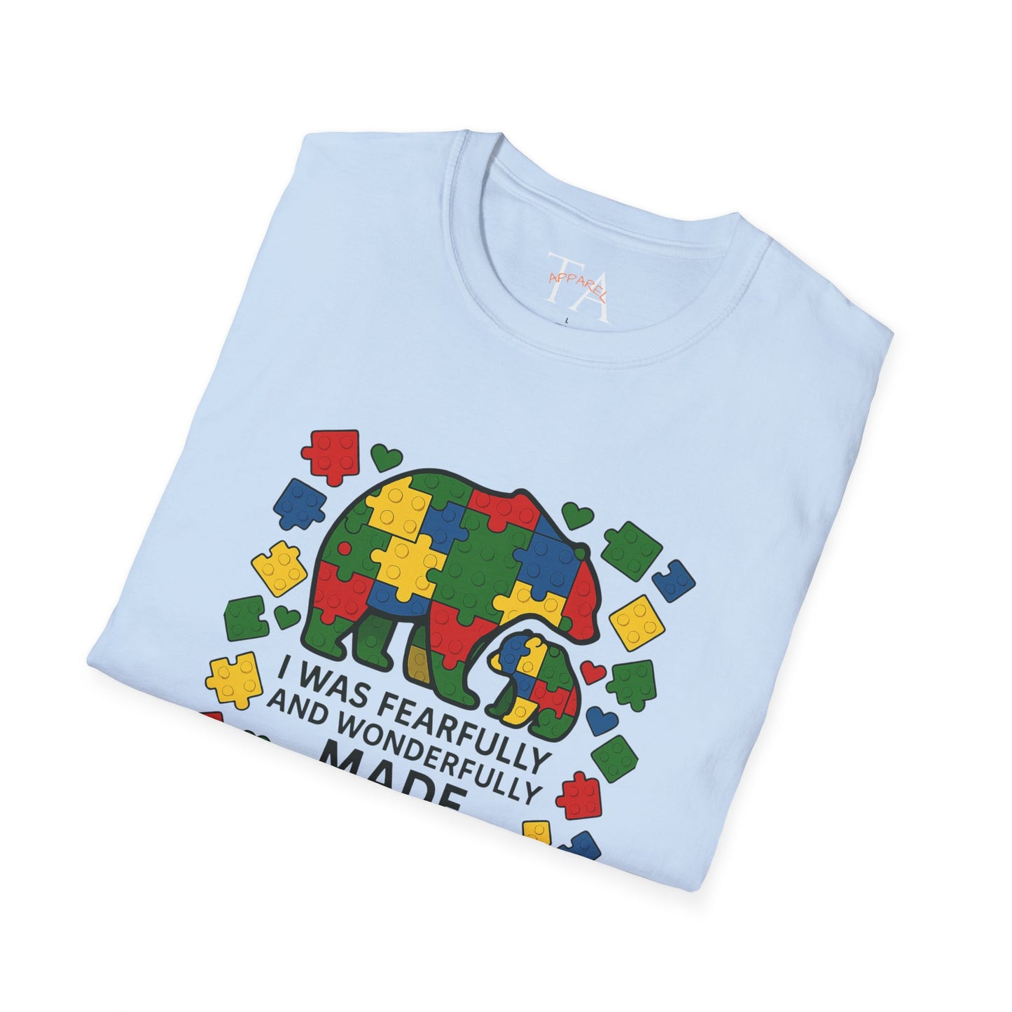 Autism Lego Mama Bear T-Shirt