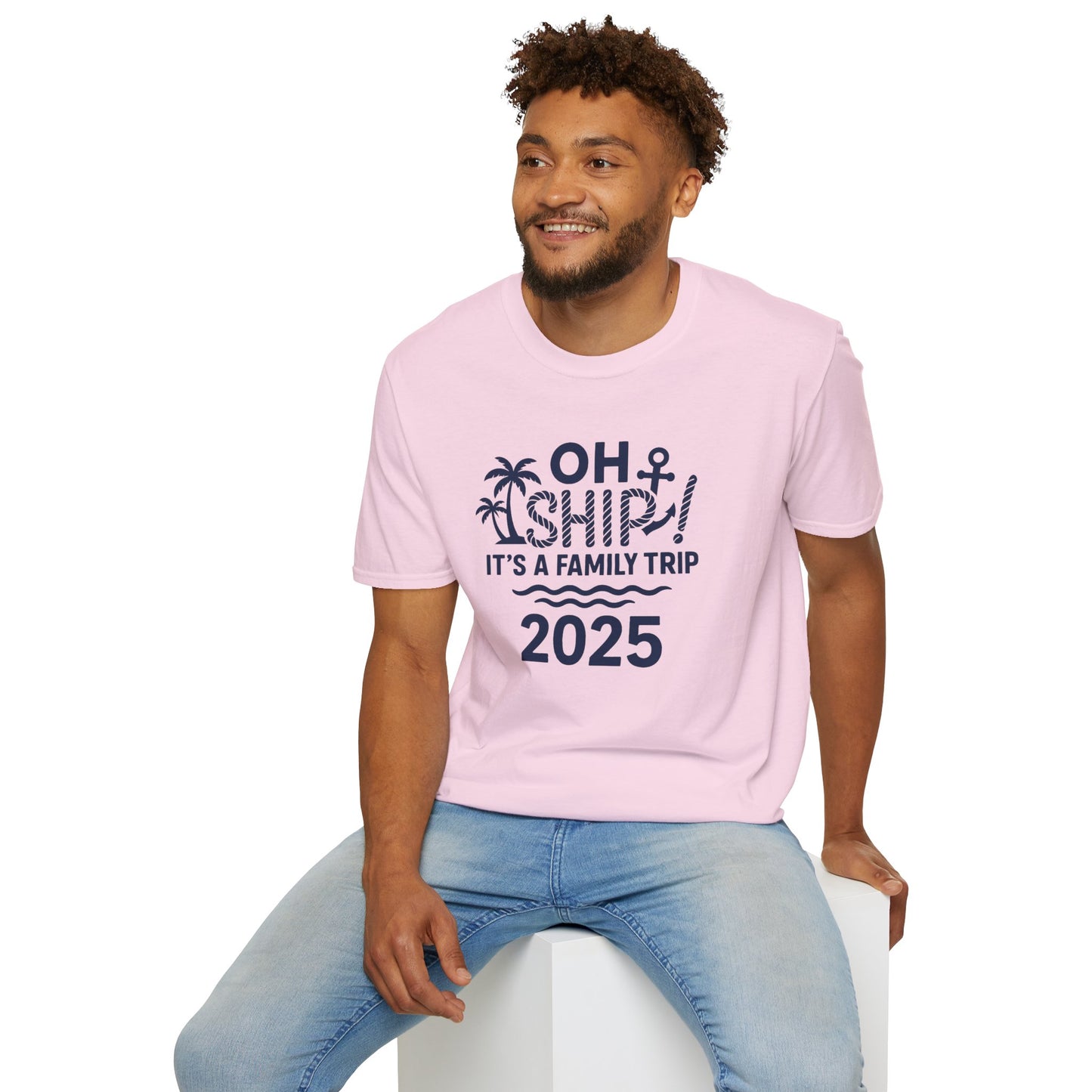 Family Cruise Vacation T-Shirt - Oh Ship, It's A Family Trip