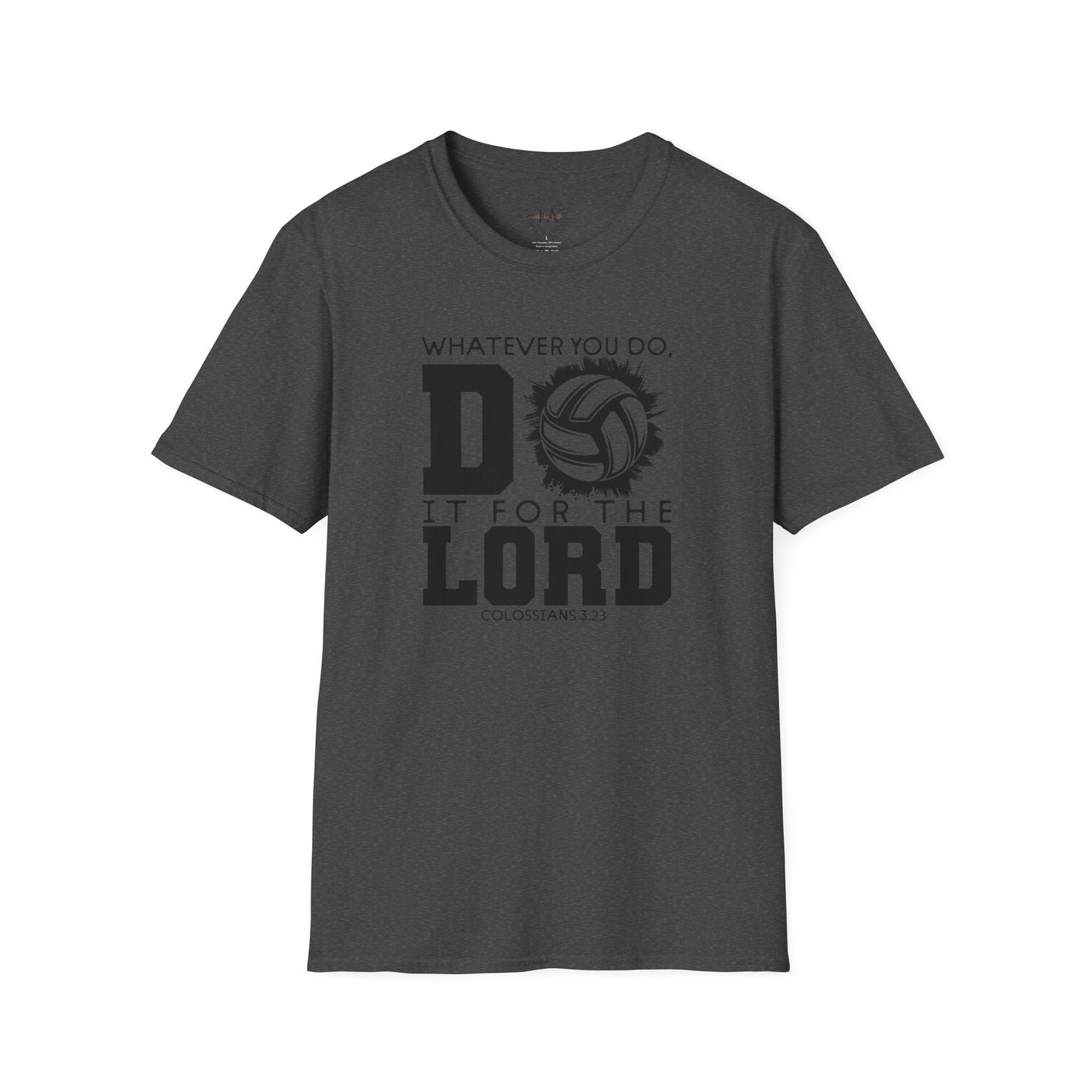 Volleyball Christian Unisex T-Shirt - Do it for the Lord