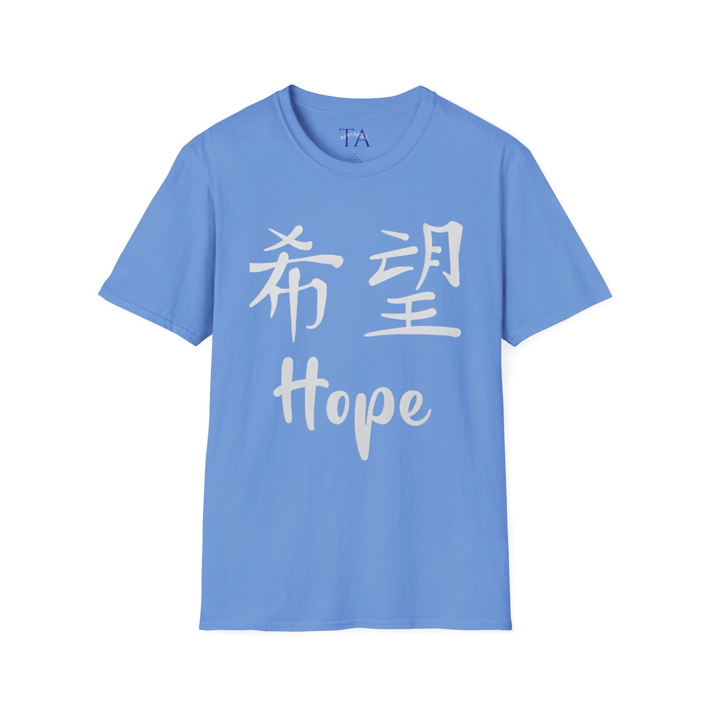 "Hope" Unisex Softstyle T-Shirt - Inspirational Apparel, Motivation Top, Casual Wear, Gift for Him/Her, Uplifting Message Tee