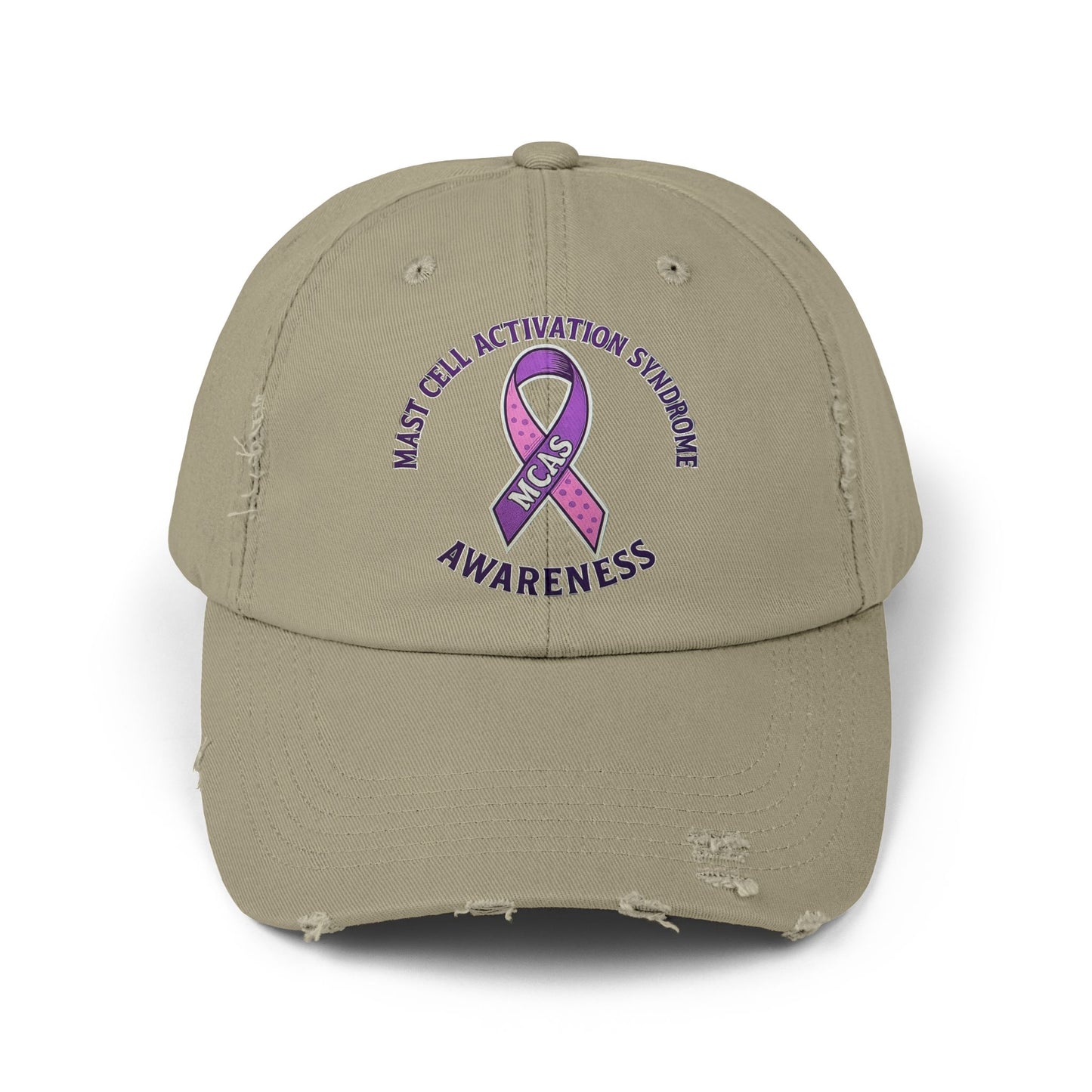 Mast Cell Activation Syndrome Unisex Distressed Awareness Hat