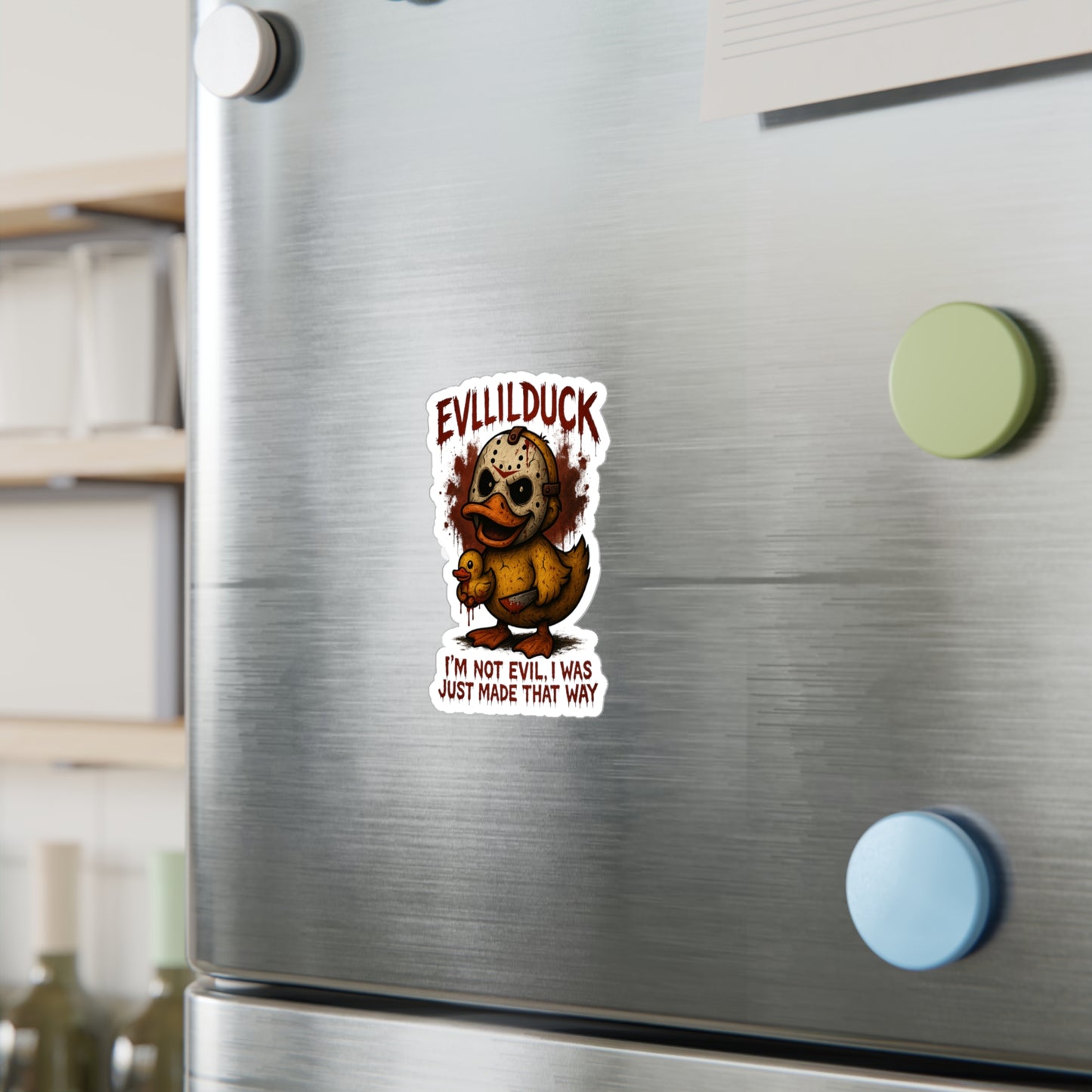 EVLLILDUCK Vinyl Decals - EVLLILDUCK Quirky Decor & Halloween Decorations