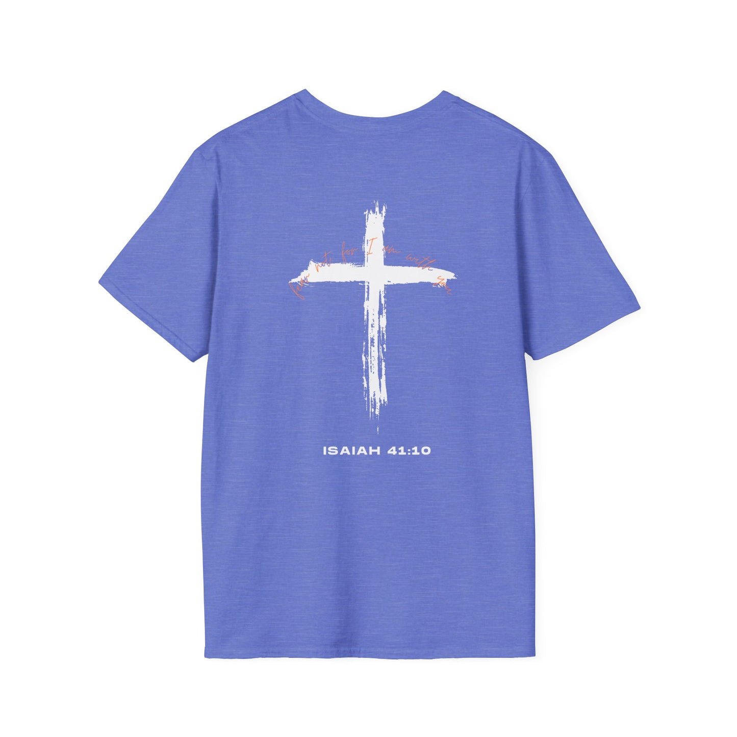 Faith-Inspired T-Shirt with Isaiah 41:10 Design - Customizable