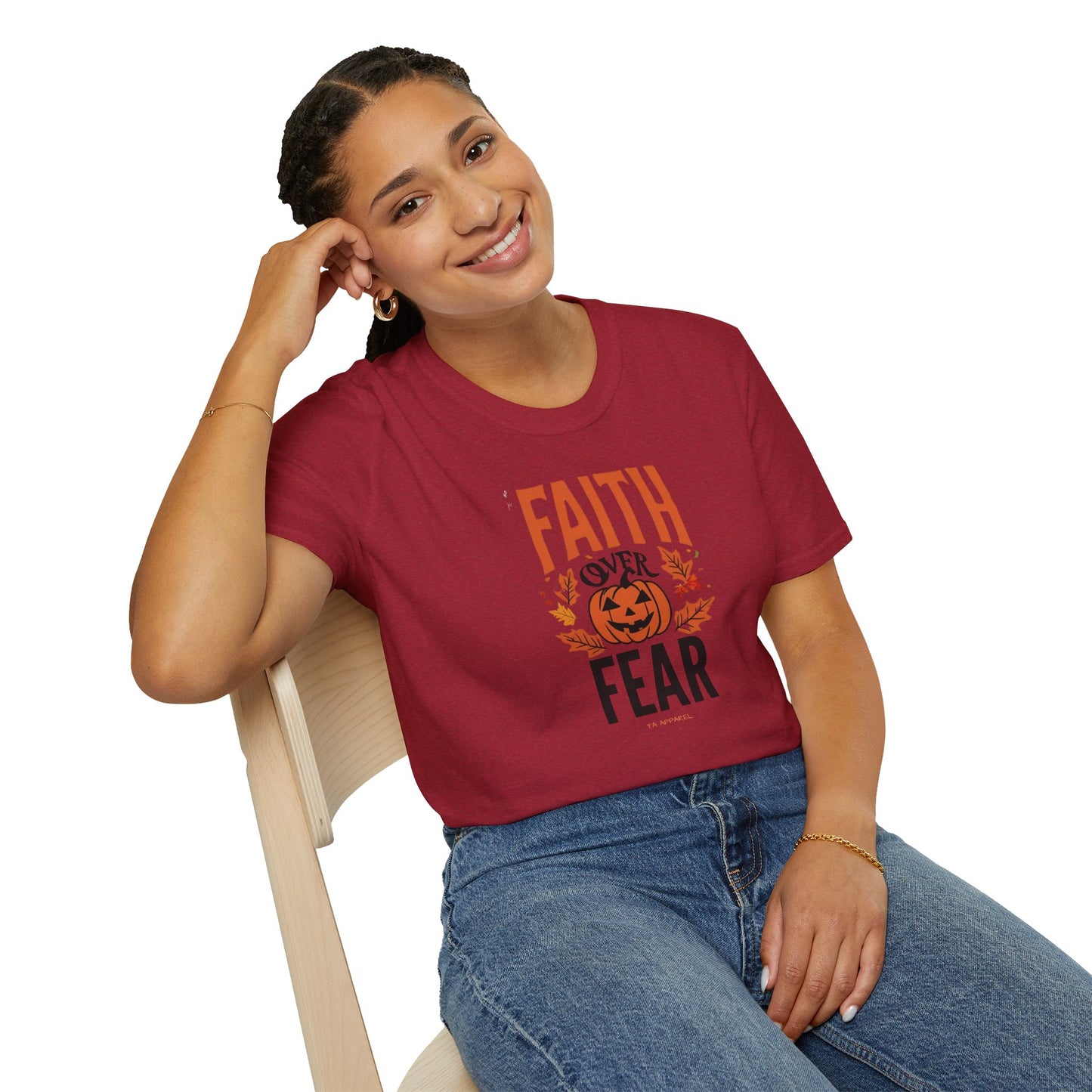 Faith Inspired Halloween T-Shirt "Faith Over Fear"