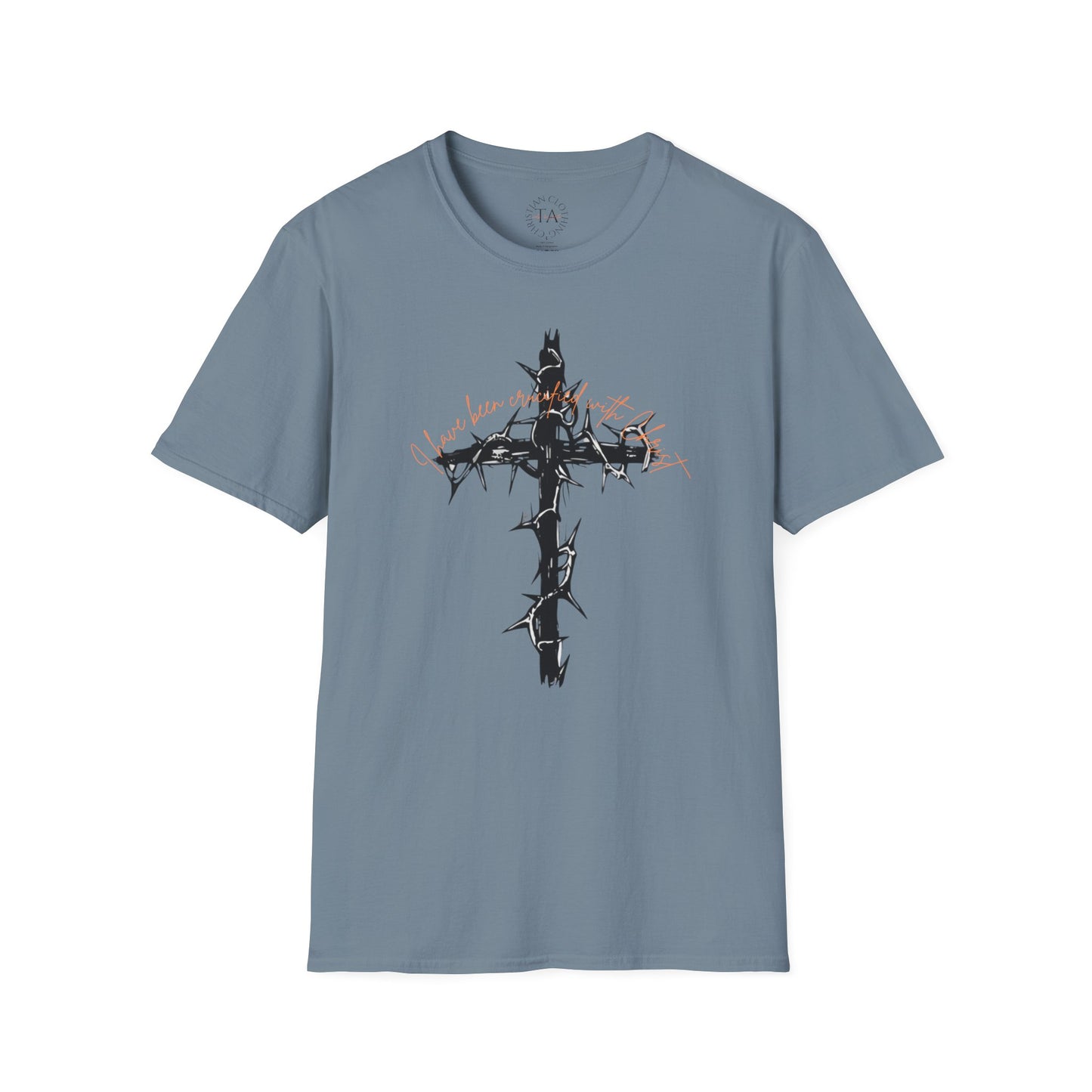 Faith Inspired Christian Cross Unisex T-Shirt - 'I Have Been Crucified with Christ' Design