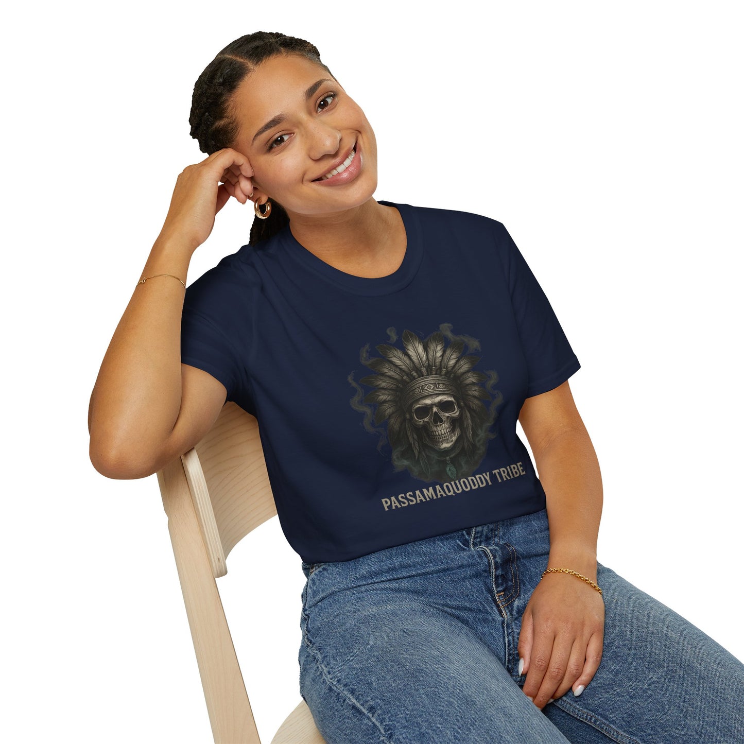 Tribal Graphic T-Shirt - Passamaquoddy Tribe Design7, Gift for Adventurers