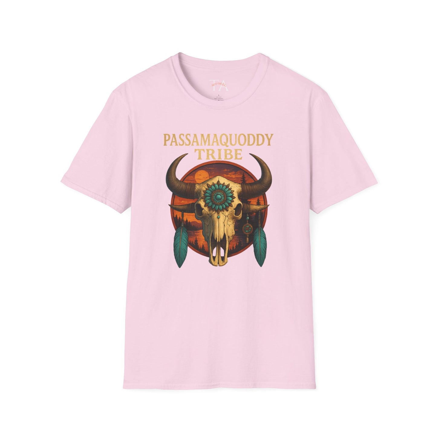 Tribal Graphic T-Shirt - Passamaquoddy Tribe Design2, Gift for Adventurers
