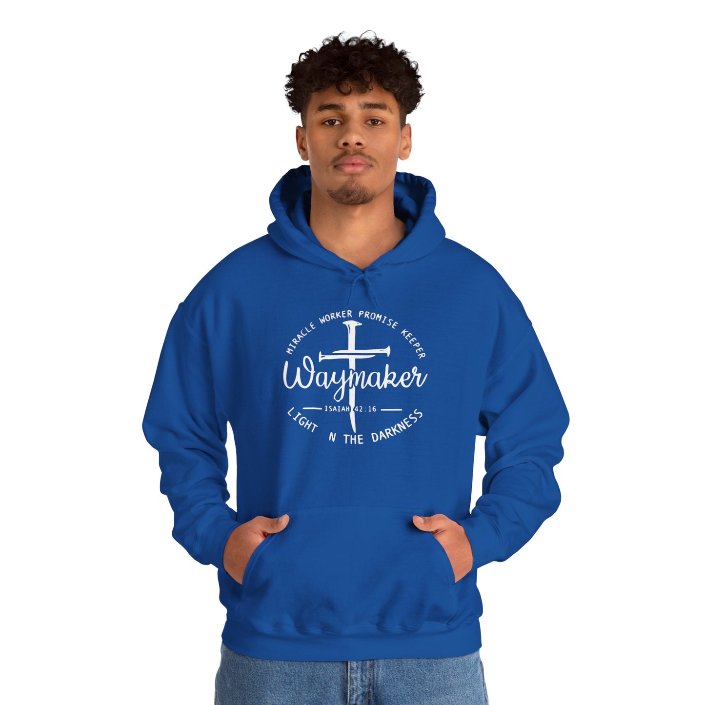 Faith Inspired Waymaker Hoodie - Cozy Sweatshirt for Faith Lovers and Celebrations