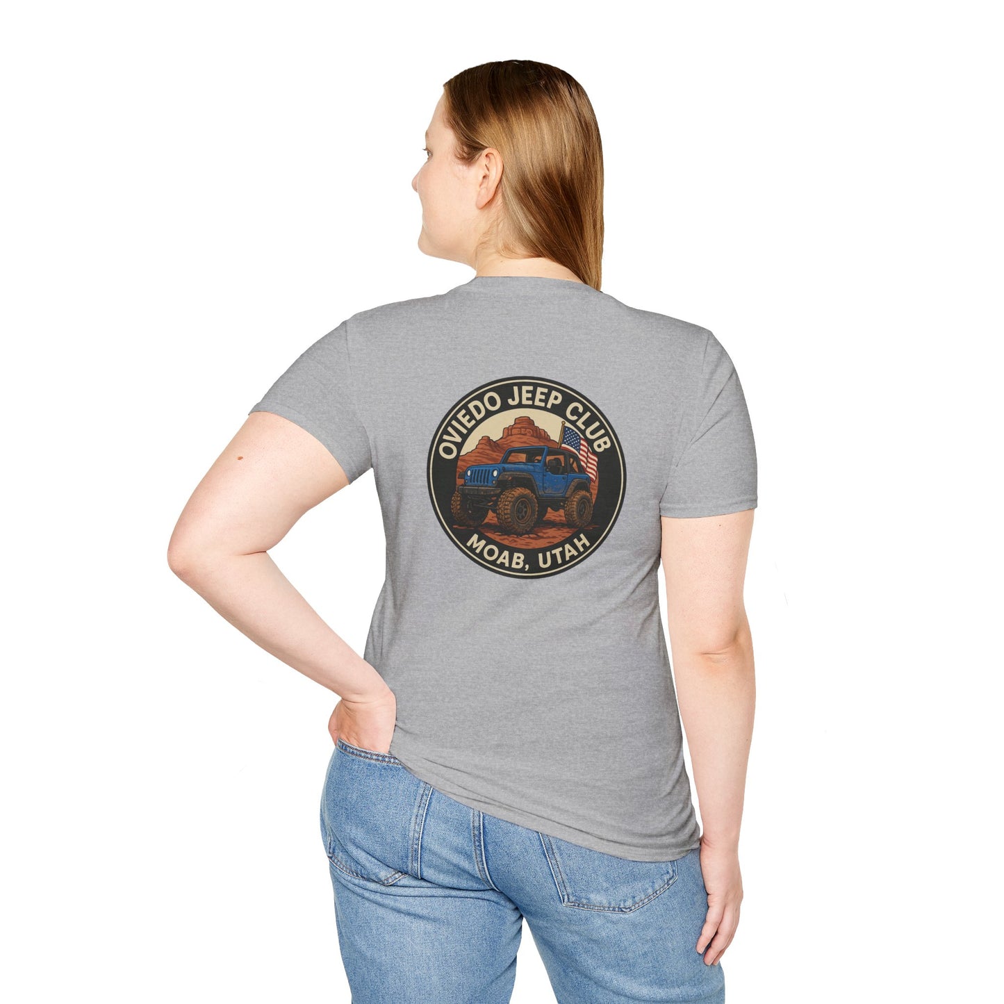 Oviedo Jeep Club Adventure Jeep Club Softstyle Unisex Tee