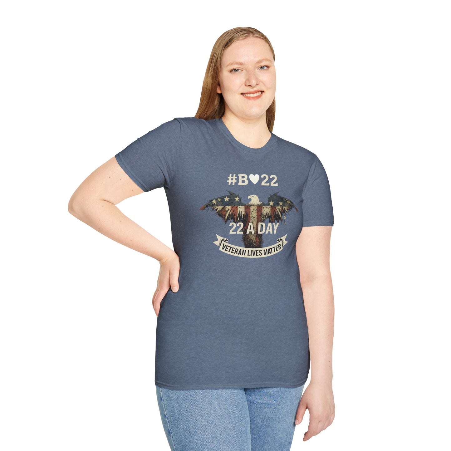 #B🤍22 Veteran Lives Matter T-Shirt