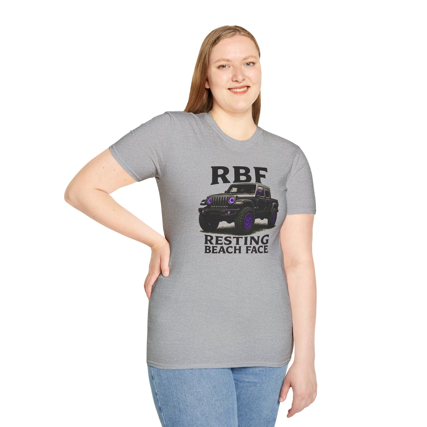 Resting Beach Face T-Shirt | Unisex Tee for Beach Lovers