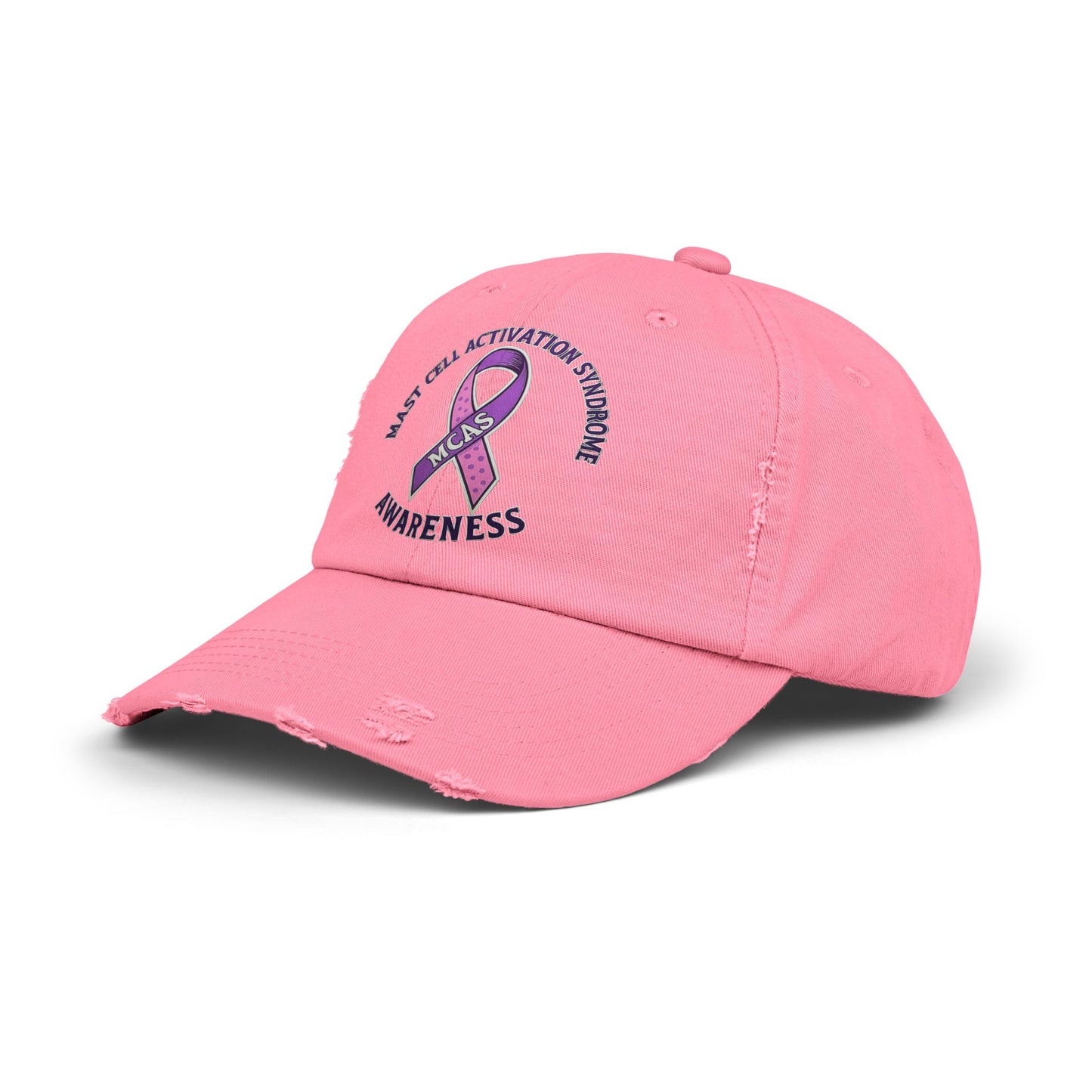 Mast Cell Activation Syndrome Unisex Distressed Awareness Hat