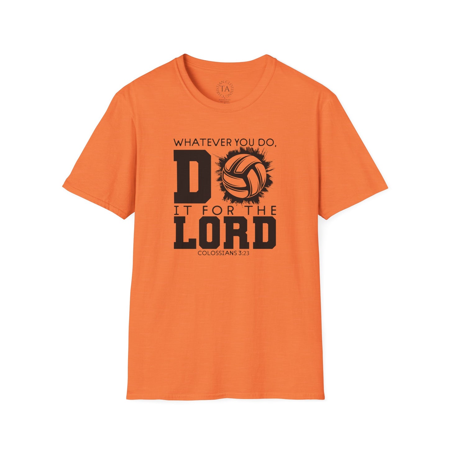 Volleyball Christian Unisex T-Shirt - Do it for the Lord