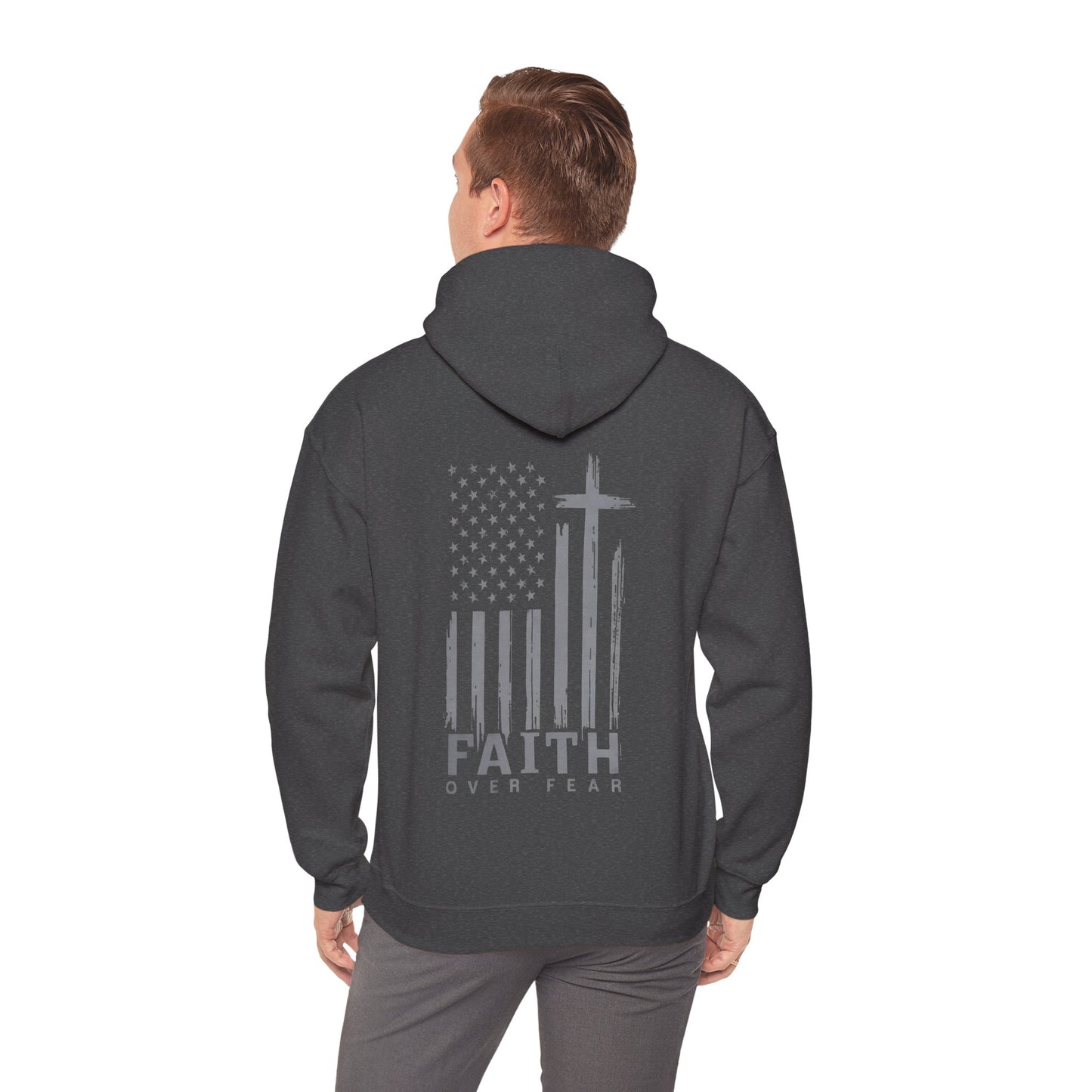 Faith Inspired Faith Over Fear Unisex Hoodie