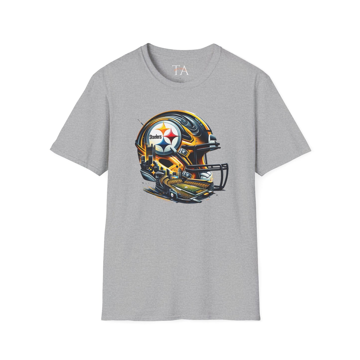 Bold Football Helmet Unisex T-Shirt | Sports Fan Tee