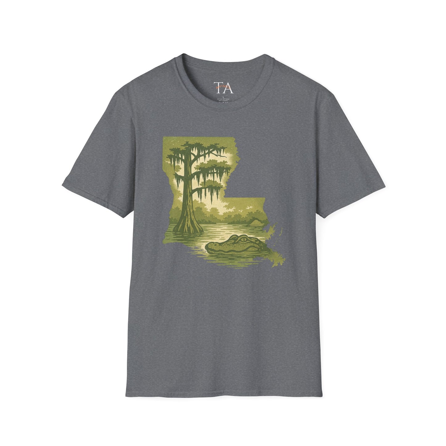Louisiana Nature T-Shirt, Gift for Nature Lovers, Unisex Tee, Travel Souvenir, Outdoor Enthusiast Apparel, Urban Jungle Style