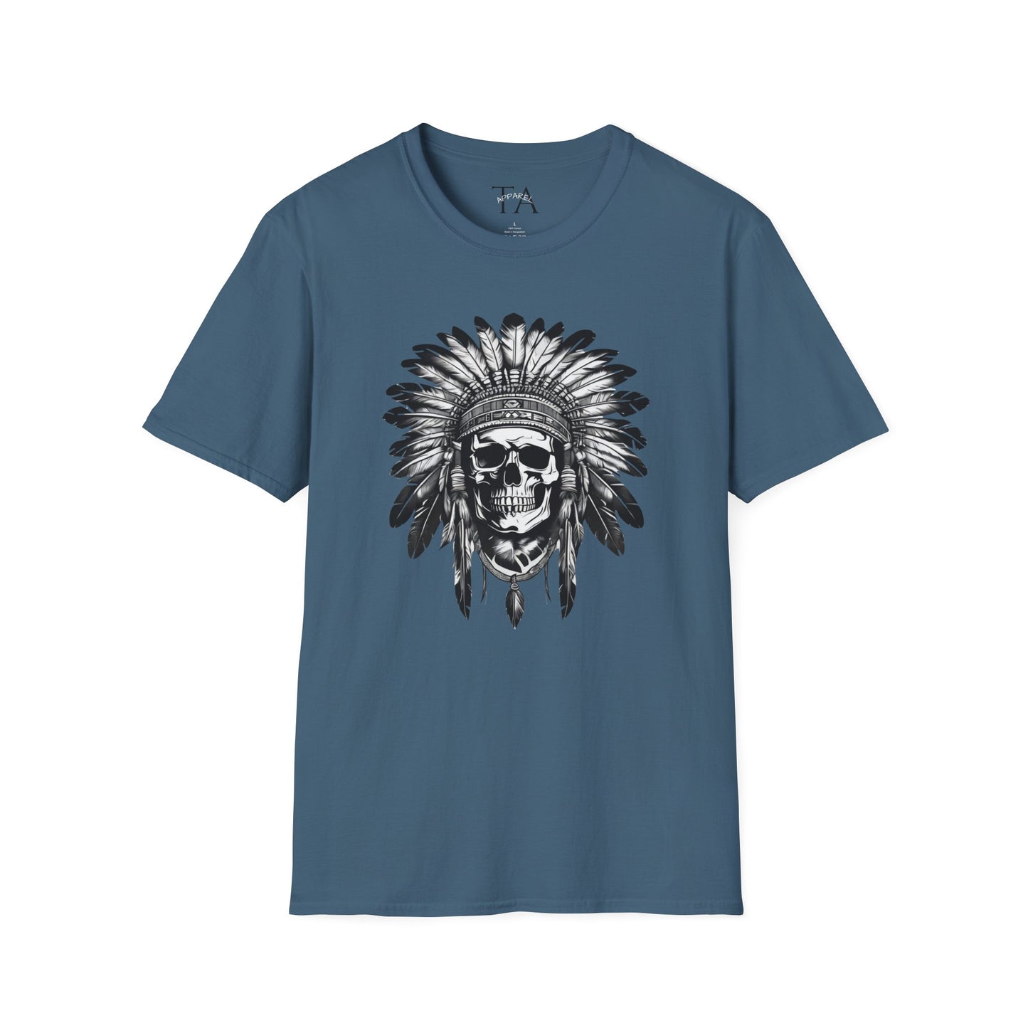 Native American Skull Graphic Unisex T-Shirt