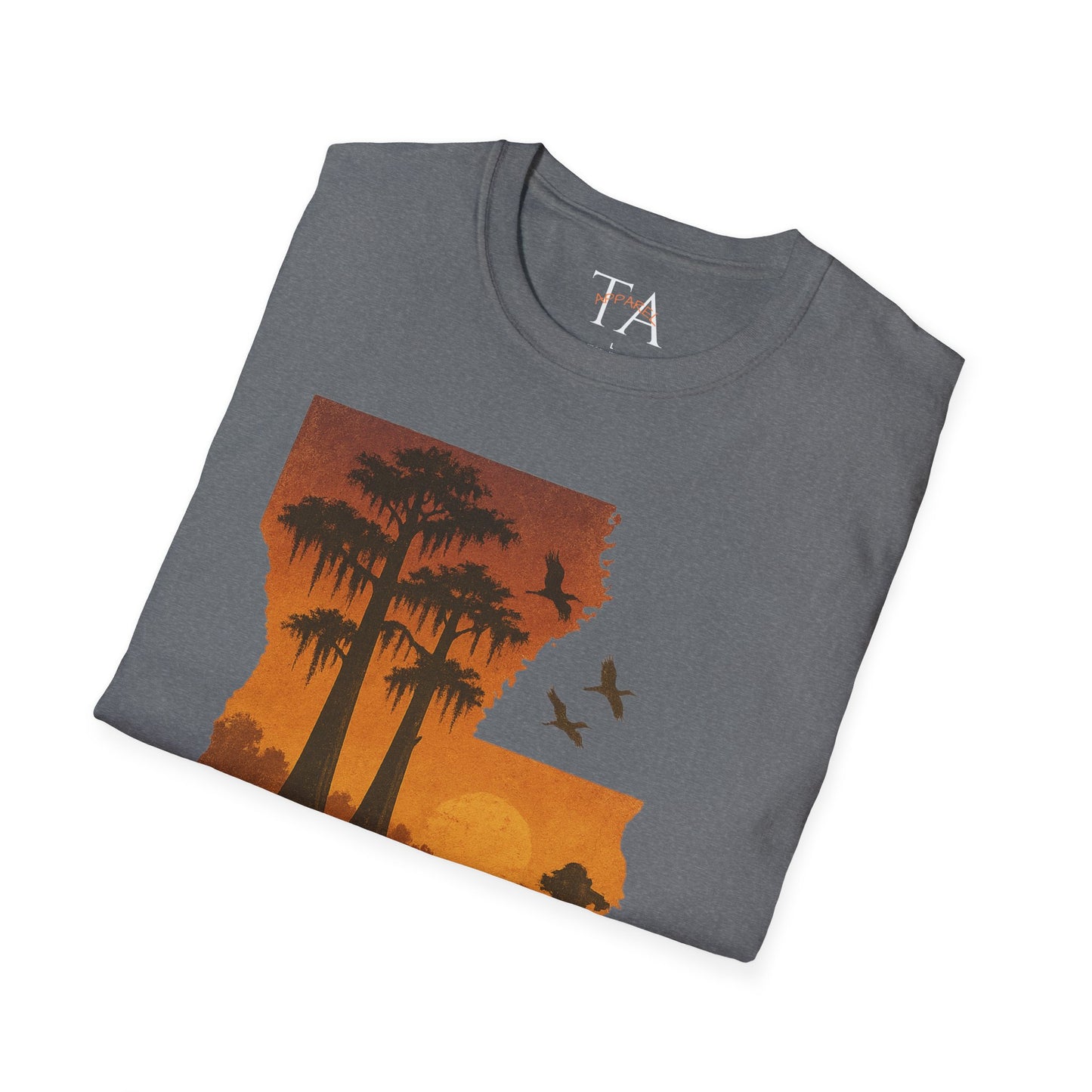 Louisiana Sunset T-Shirt, Unisex Beach Tee, Summer Vacation Shirt, Nature Lover Gift, Outdoor Adventure Apparel