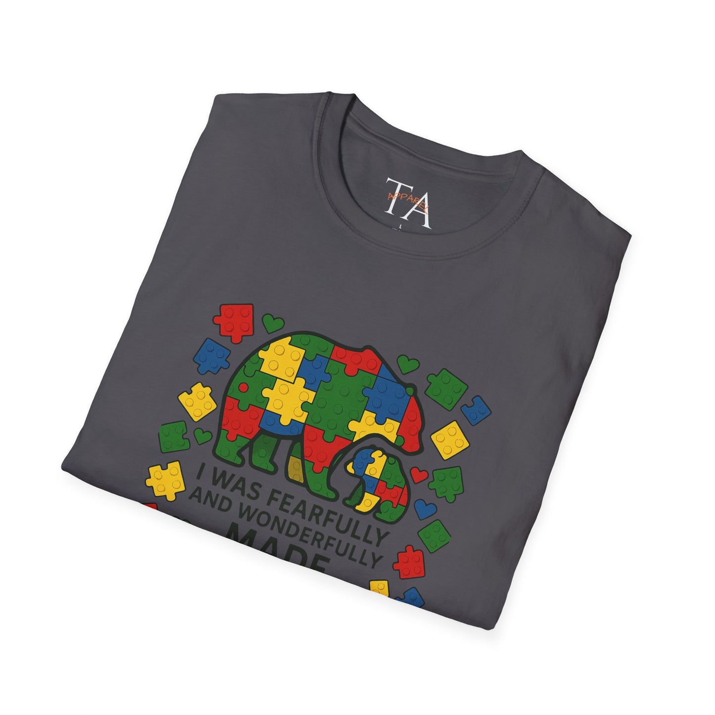 Autism Lego Mama Bear T-Shirt