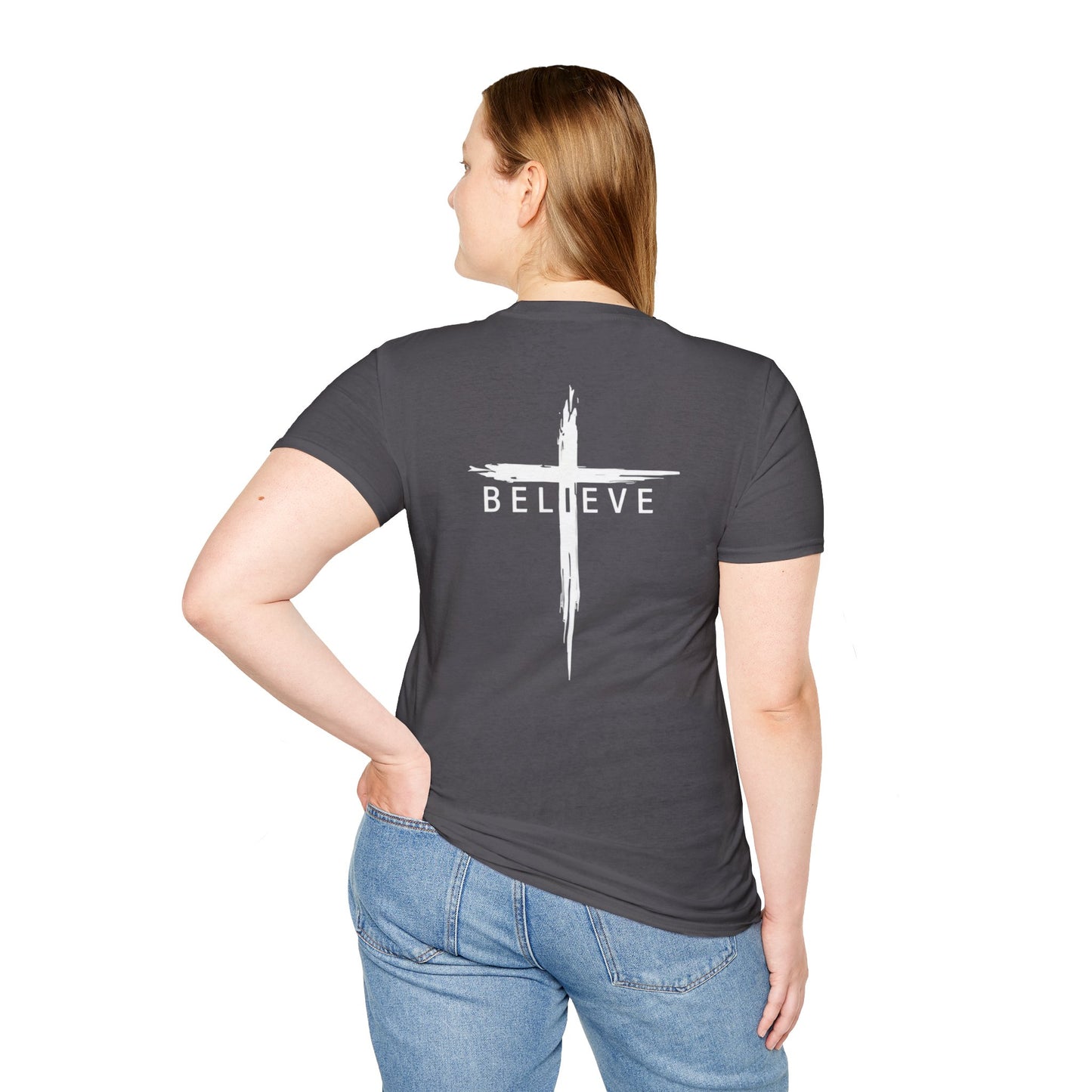 Faith Inspired Believe Cross Unisex T-Shirt