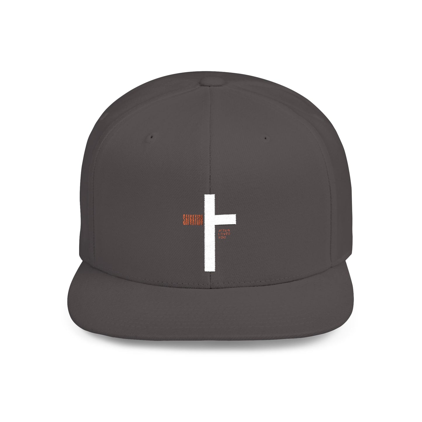 Snapback Hat with salvation cross