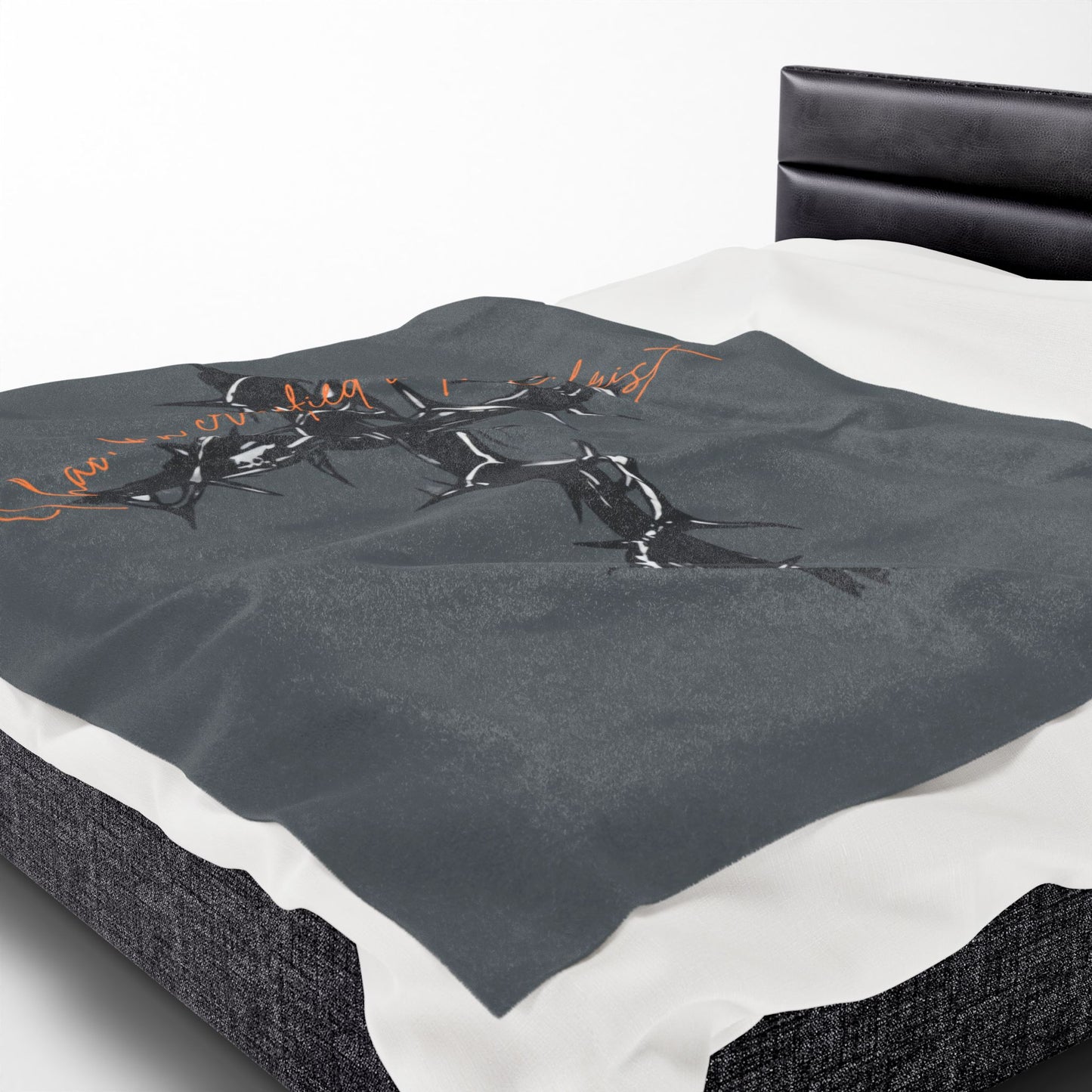 Faith Inspired Plush Blanket - Faith Inspired 'I Have Been Crucified with Christ'
