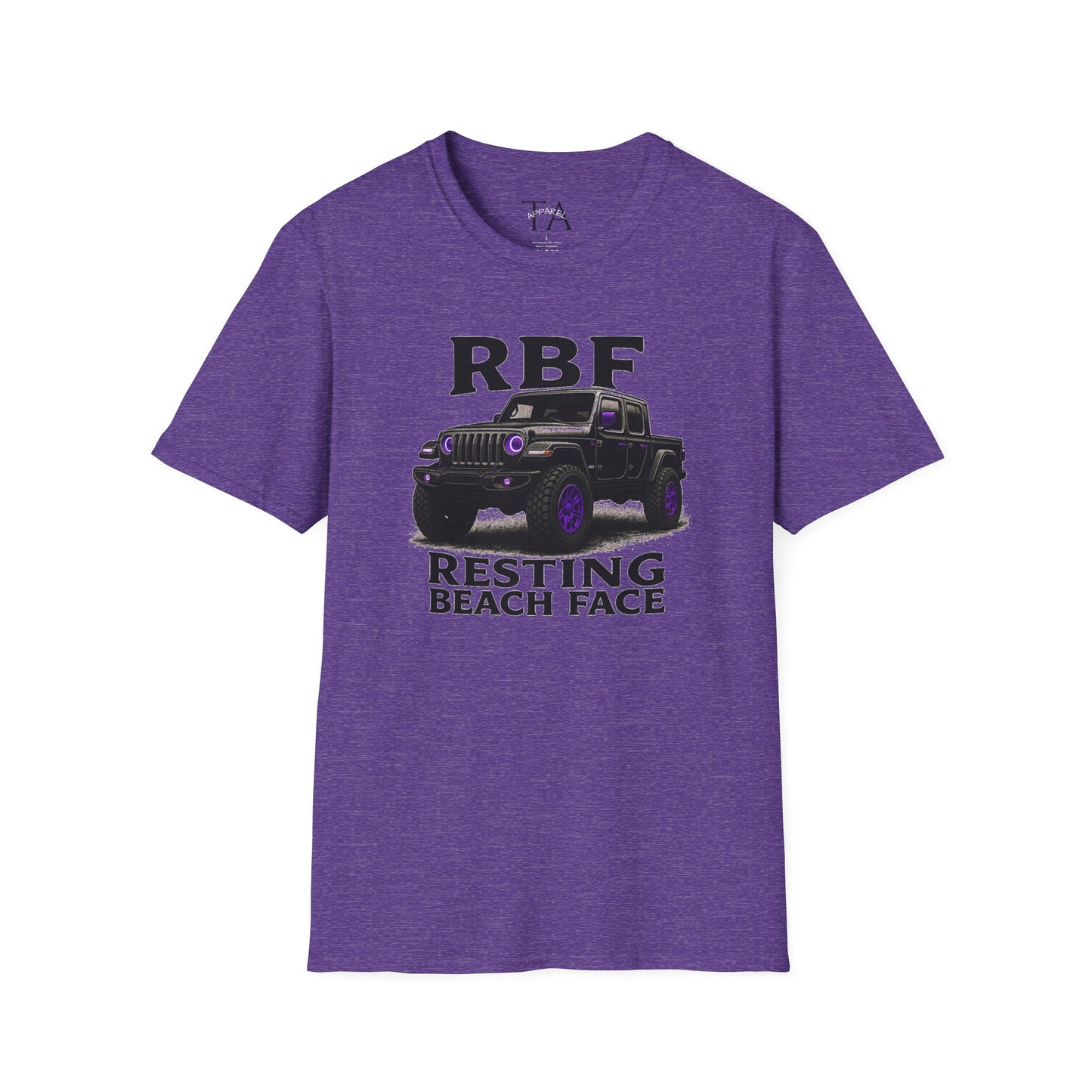 Resting Beach Face T-Shirt | Unisex Tee for Beach Lovers
