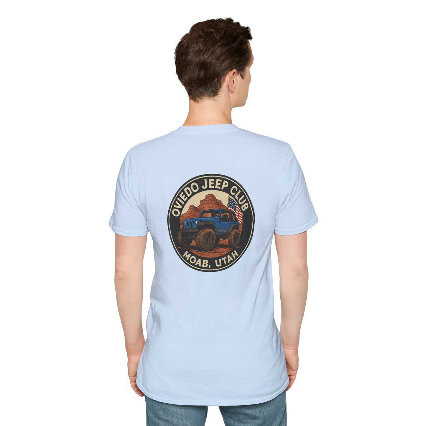 Oviedo Jeep Club Adventure Jeep Club Softstyle Unisex Tee