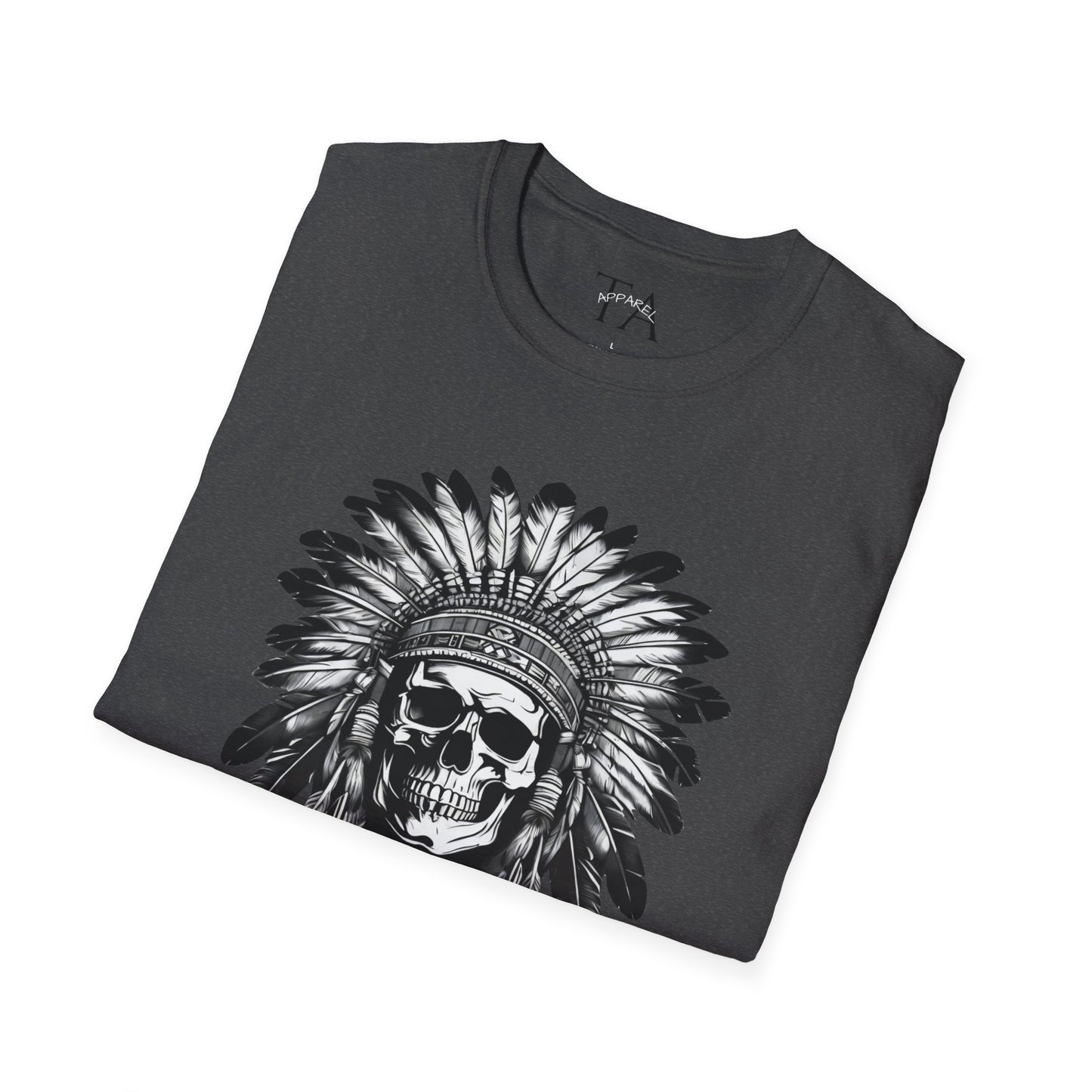 Native American Skull Graphic Unisex T-Shirt